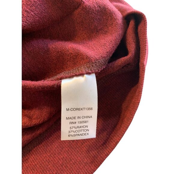 Flag & Anthem Madeflex All Day Stretch 1/4 Zip Maroon Size Small - Picture 7 of 8